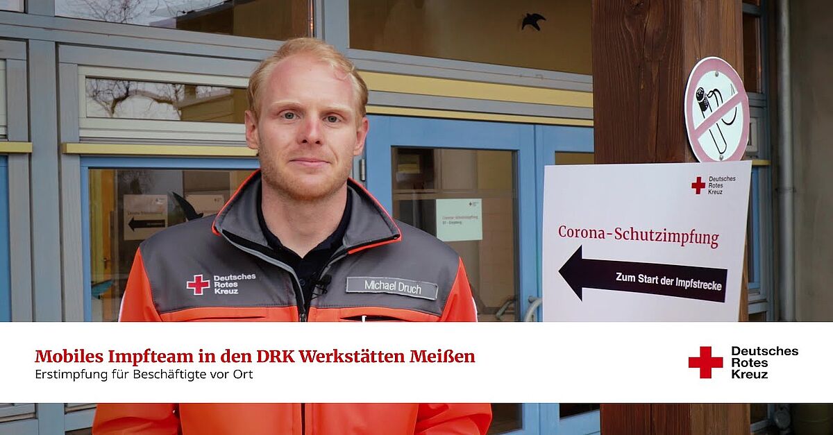 Mobiles Impfteam in den DRK Werkstätten Meißen