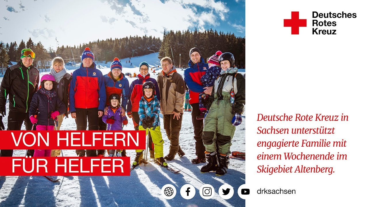 Von Helfern, für Helfer – DRK in Sachsen hilft Familie