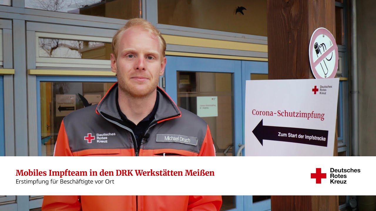 Mobiles Impfteam in den DRK Werkstätten Meißen